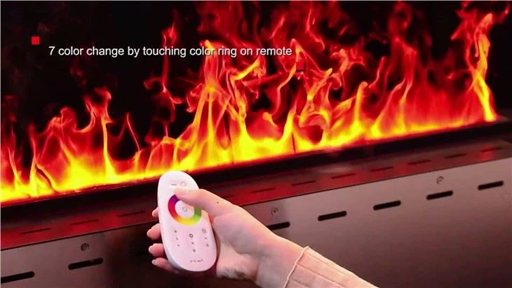 Opti-myst Kassett elektrisk brann med dampflammeeffekt